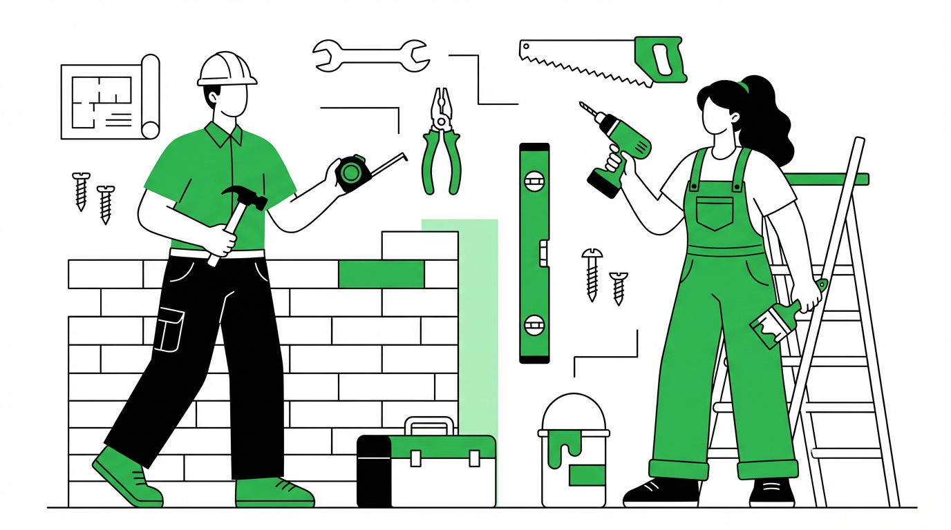 משכורות בענף הבנייה, השיפוצים והבית